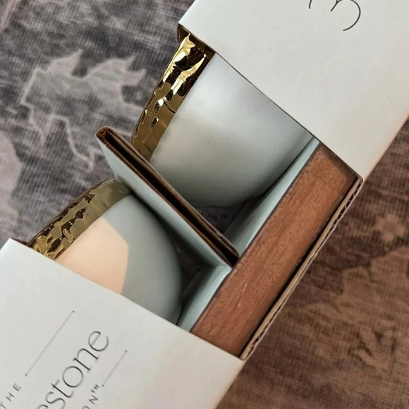 Set of Two Serving Bowls & Wood Board - Picture 3 of 6